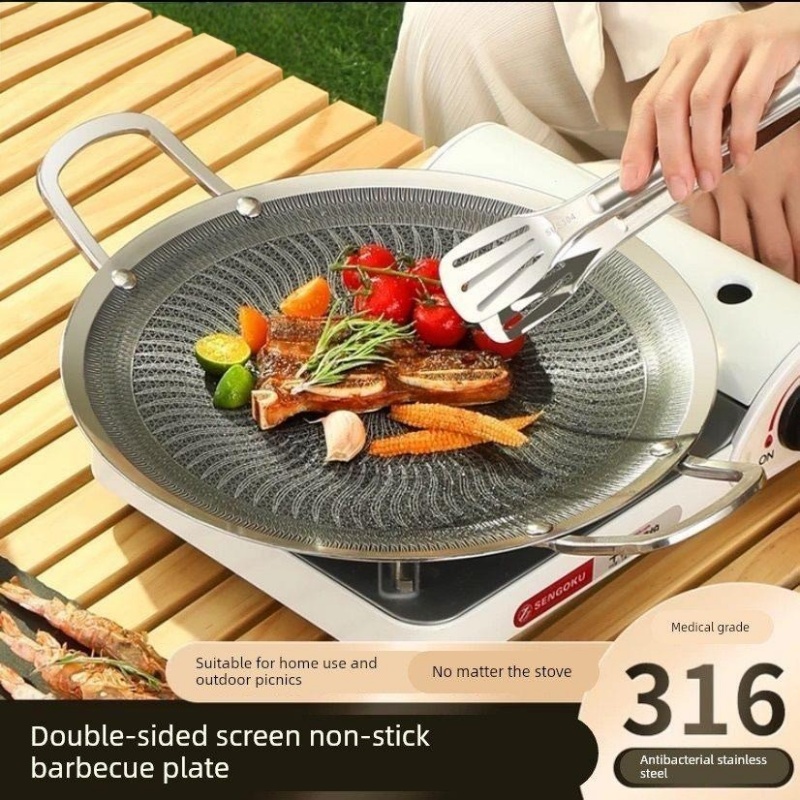 Commercial Kitchen Warmer - 316 Edelstahl Multifunktionale Koch- und Grillpfanne