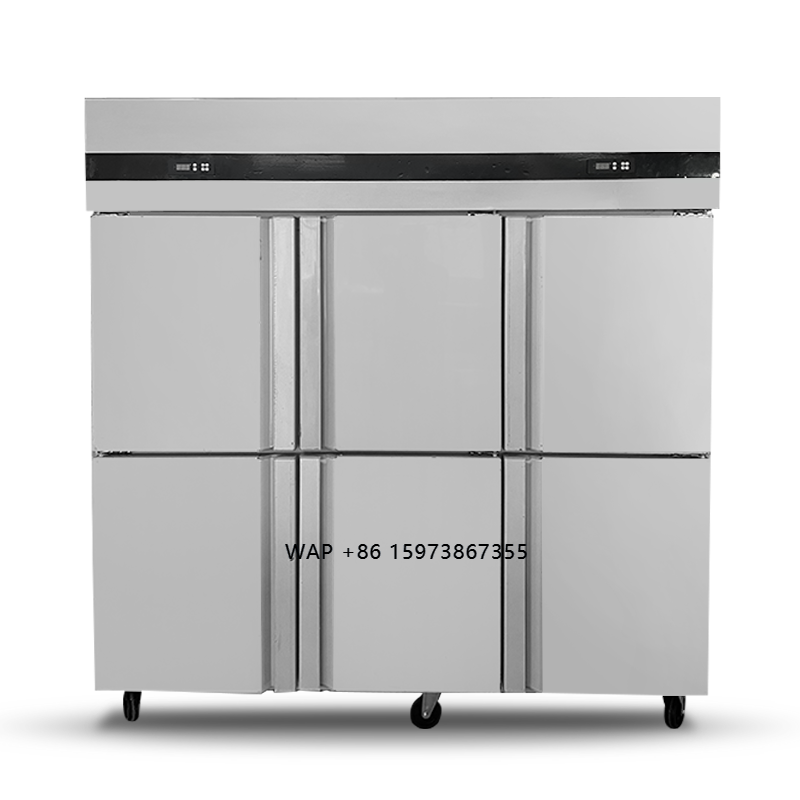 Commercial Kitchen Door - Großhandel Hochwertiger Freistehender 6-Türiger Kühlschrank mit