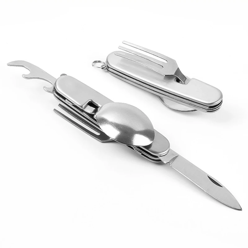 Commercial Kitchen Knife Set - Camping Geschirr Set Edelstahl Klapp Gabel