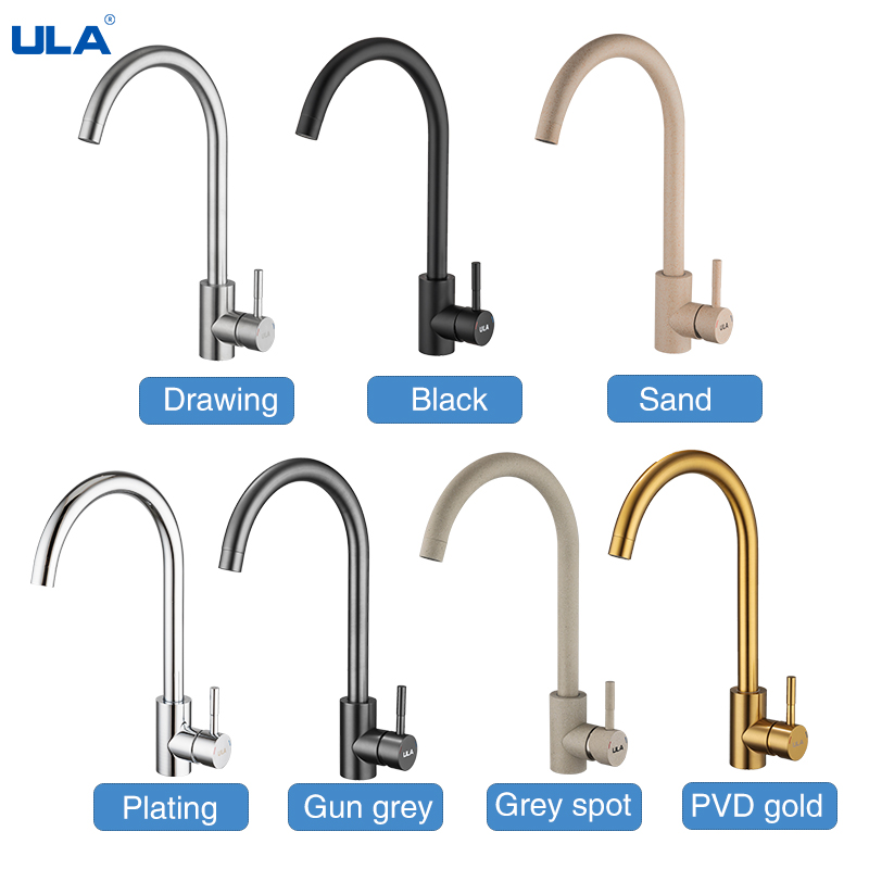 Commercial Kitchen Mixer Tap - ULA Küchenarmatur aus Edelstahl, 360-Grad-Drehung, Küchenspüle,
