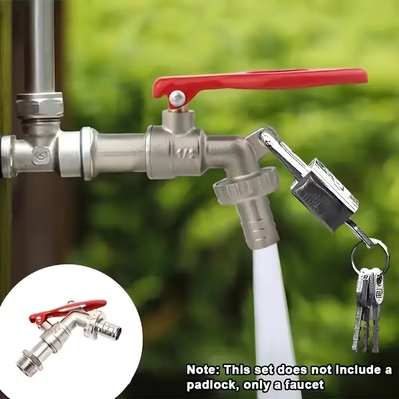 Commercial Kitchen Mixer - 1 Stück 1/2 Zoll Zinklegierung Gartenhahn,