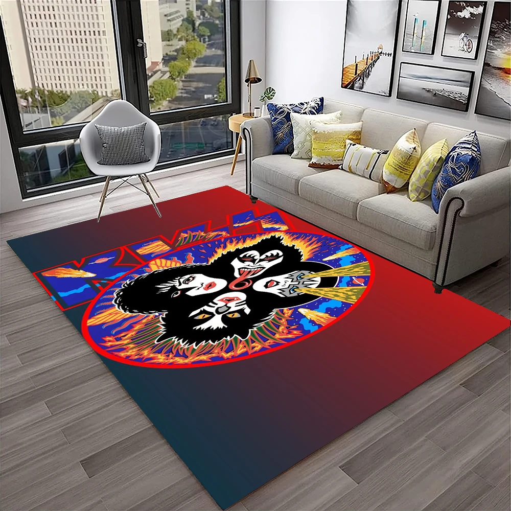 Commercial Kitchen Mats - Retro KISS Rock Band Teppich für
