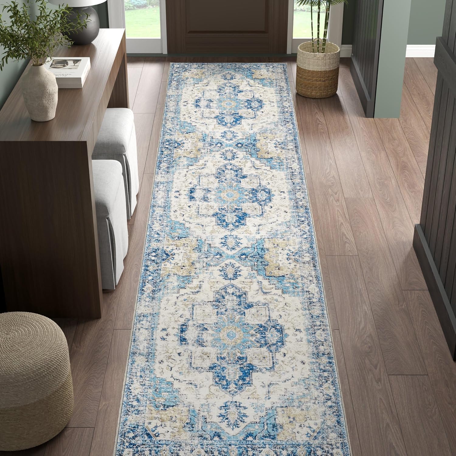 Commercial Kitchen Mats - VIKAMA Bohemian Runner Teppich, rutschfest, leicht,