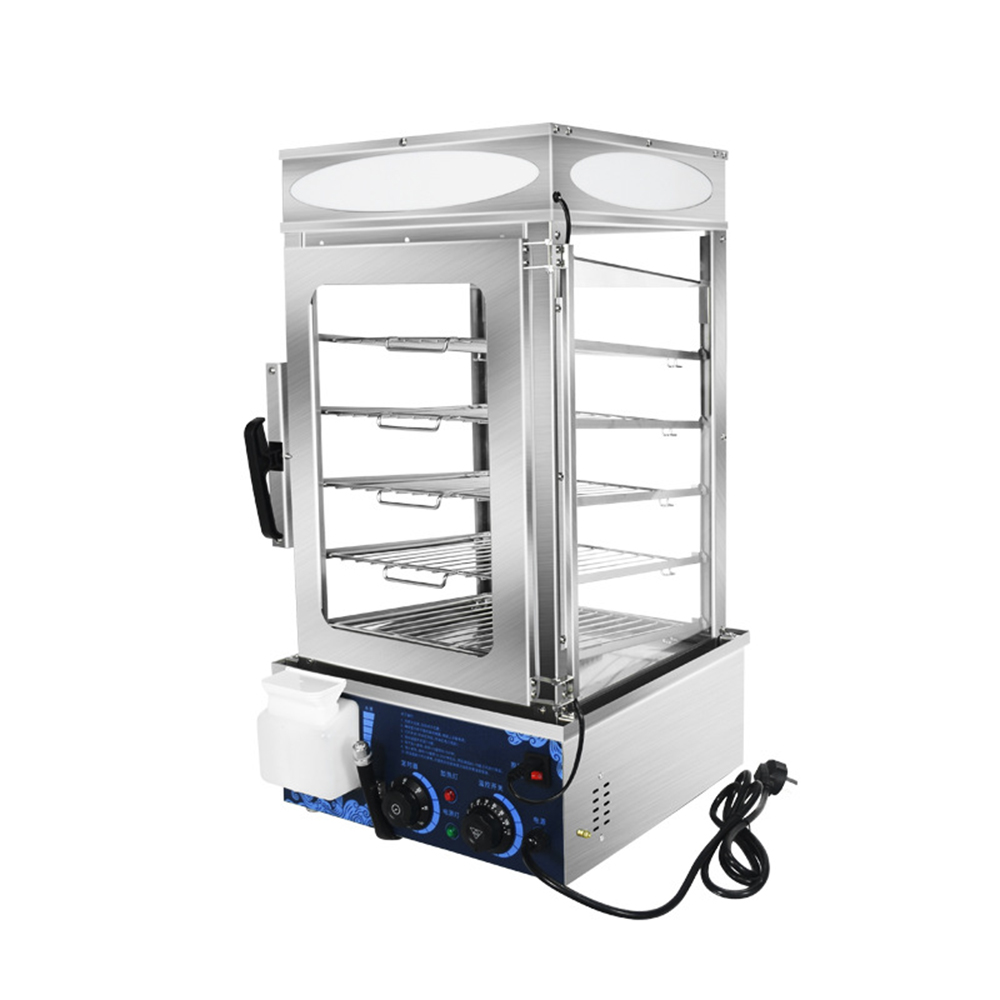 Commercial Kitchen Warmer - Elektrischer gewerblicher Edelstahl-Speisenwärmer mit Dampfgarfunktion und