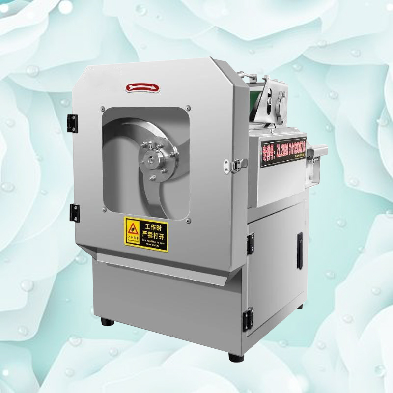 Commercial Kitchen Youtube - Gewerbliche Küchen-Zwiebelschneidemaschine, Blattgemüse-Zerkleinerer, Edelstahl-Kartoffel-Gurken-Schneider, Schreddermaschine