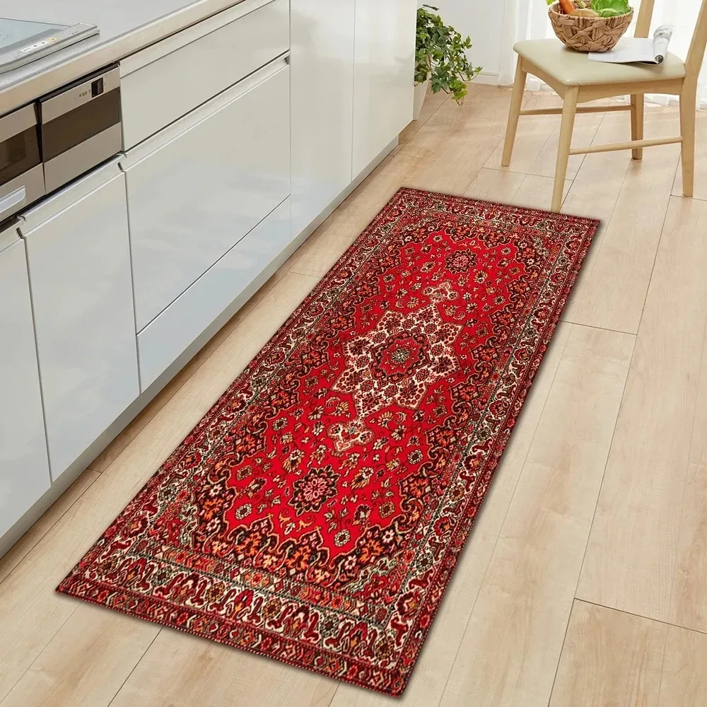 Commercial Kitchen Mats Anti Fatigue - Klassischer Persischer Design-Küchenteppich Rutschfeste Bodenmatte für