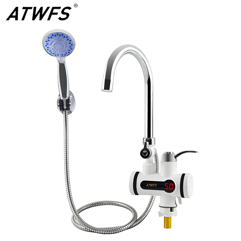 Commercial Kitchen Mixer - ATWFS 3000 W Durchlauferhitzer, Wasserhahn, Dusche,
