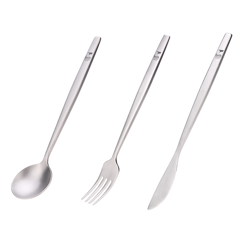Commercial Kitchen Knife Set - Keith Titan Tragbarer Löffel Gabel Messer