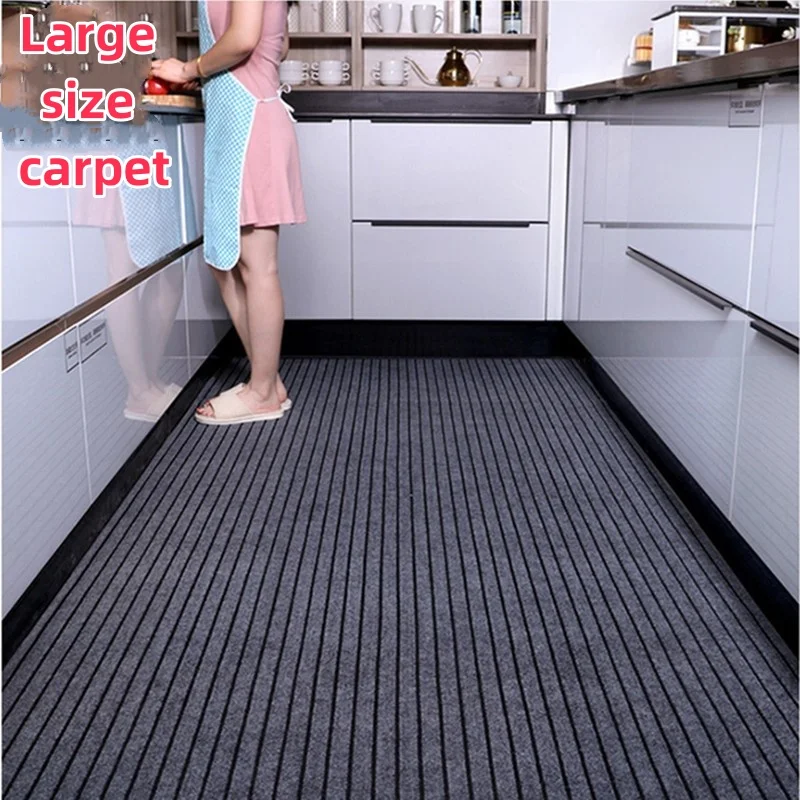 Commercial Kitchen Mats - Großflächiger Teppich, rutschfest, waschbar, gestreifte Teppiche,