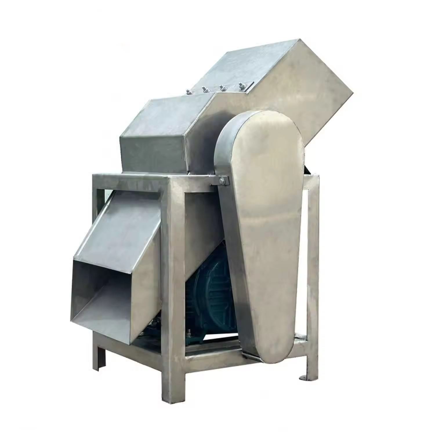 Commercial Kitchen Youtube - Kommerzieller Schneeflocken-Eiscrusher Multifunktionaler Mini-Würfelzerkleinerer Quadratische Partikelröhre