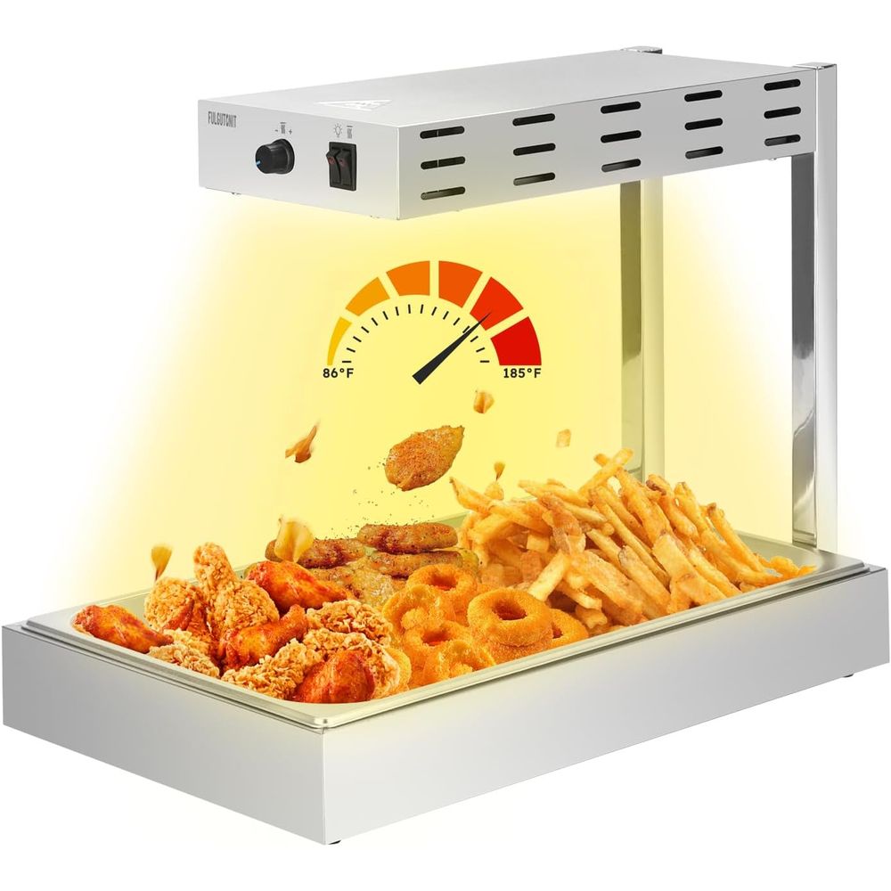 Commercial Kitchen Warmer - Pommes-Frites-Wärmer, kommerzieller Wärmelampe, Lebensmittelwärmer, thermostabile Lebensmittelheizlampe