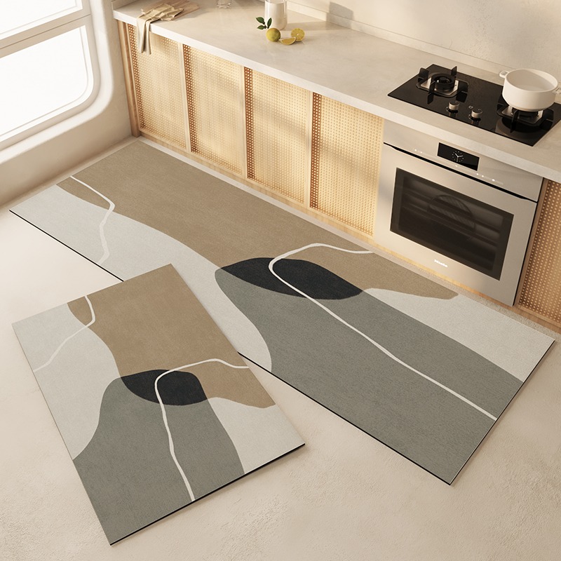 Commercial Kitchen Mats Anti Fatigue - Küchenmatte, wasserdicht, rutschfeste Teppiche, Lederteppich, Anti-Ermüdungs-PVC-Fußmatten,