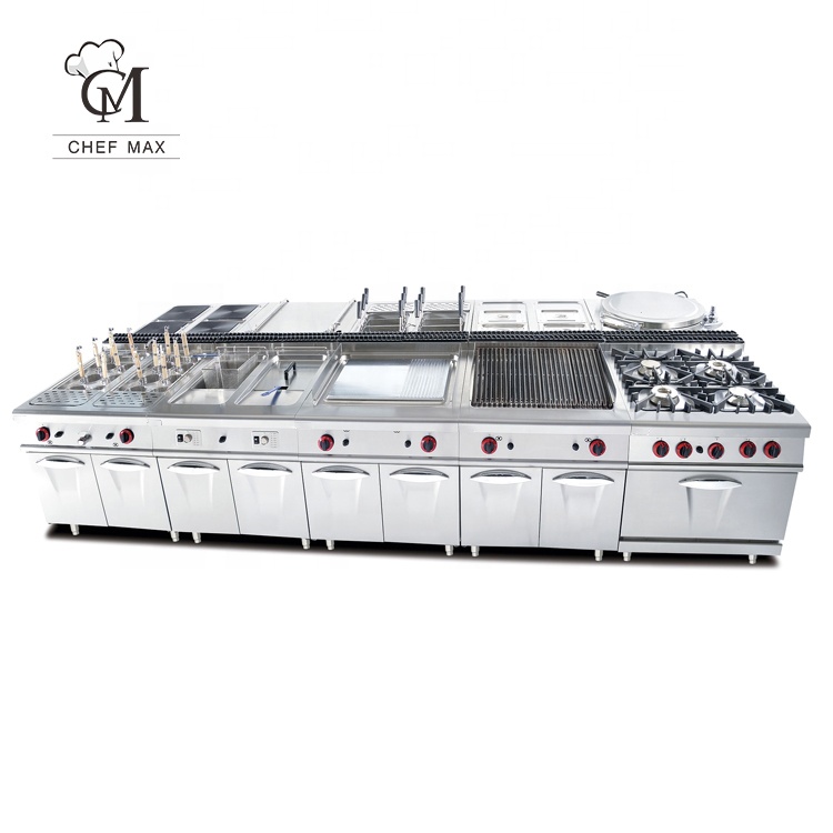 Commercial Kitchen Youtube - CHEFMAX Hotel Western Italian Gas Kitchen