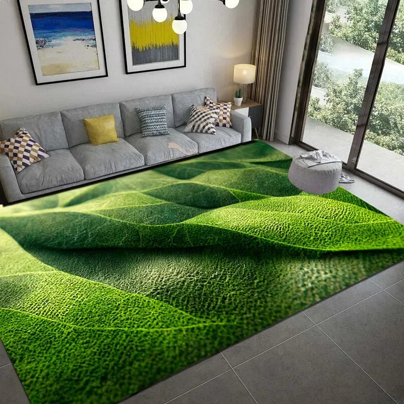 Commercial Kitchen Mats - Sommer grüne Palmblätter Teppiche Gras Teppich