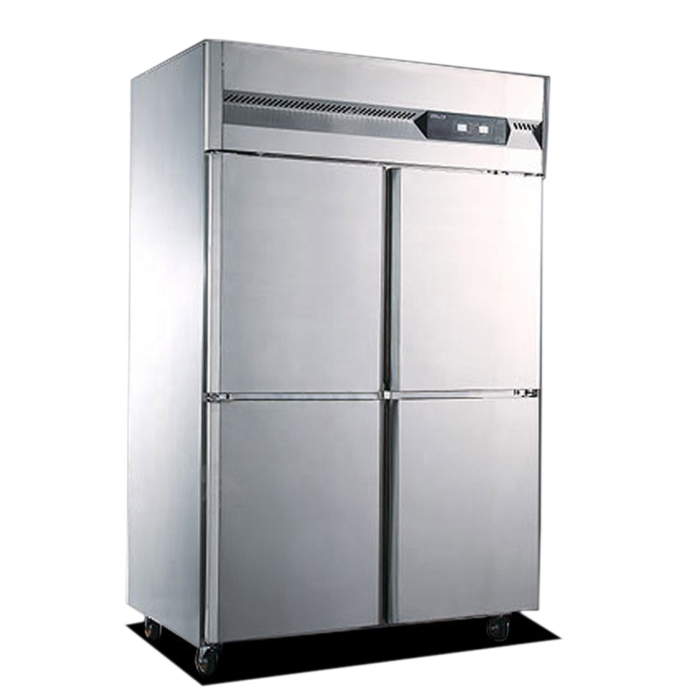Commercial Kitchen Door - Edelstahl-Kühlschrank mit 4 Türen für Gewerbe