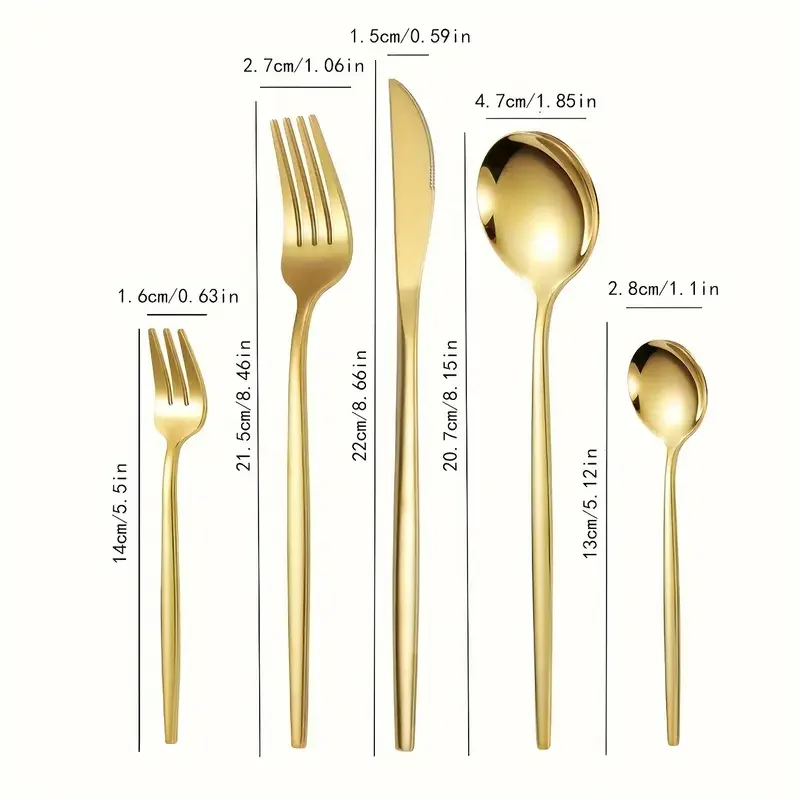 Gold Western-Geschirrset 30 –  – Commercial Kitchen Knife Set Bewertung und Preis