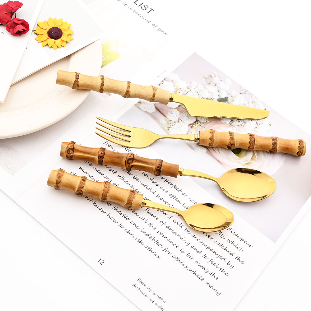 Drmfiy Gold Ess gabel Besteck  – Commercial Kitchen Knife Set Bewertung und Preis