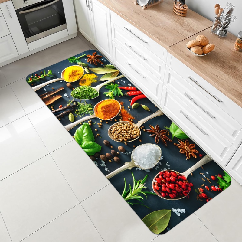 Küchen-Gewürzkräuter-Print Läu – Commercial Kitchen Mats Anti Fatigue Bewertung und Preis