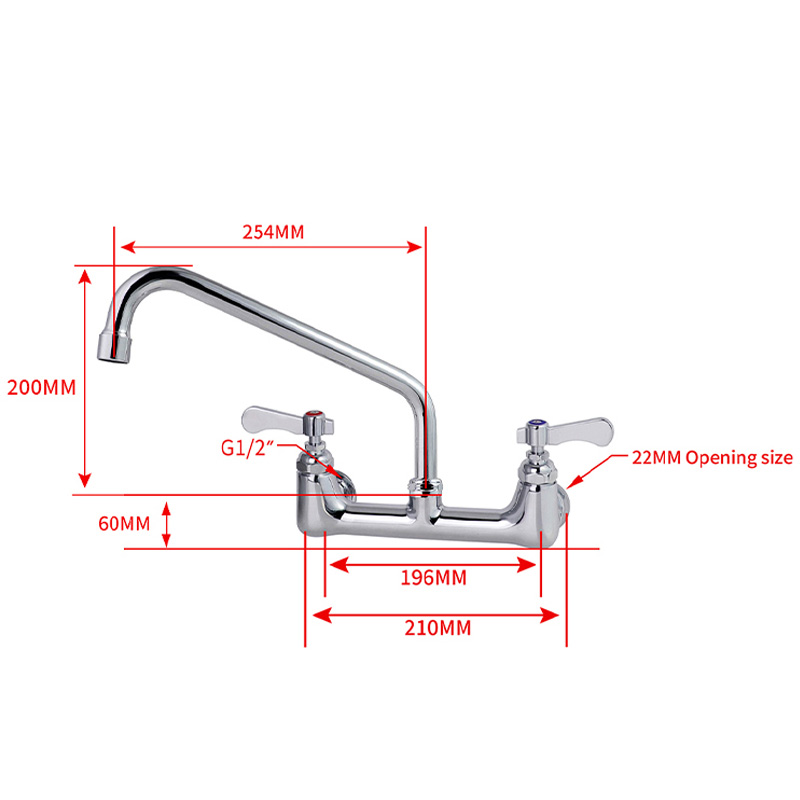 Gewerblicher Küchen-Doppelhand – Commercial Kitchen Mixer Tap Bewertung und Preis