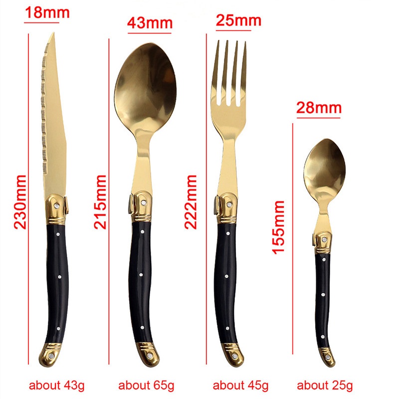 Laguiole Schwarzgold Besteckse – Commercial Kitchen Knife Set Bewertung und Preis