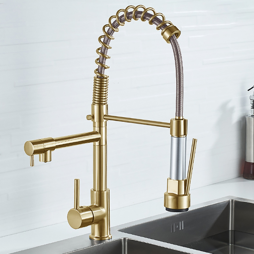 DQOK Schwarz Gebürstet Frühjah – Commercial Kitchen Mixer Tap Bewertung und Preis