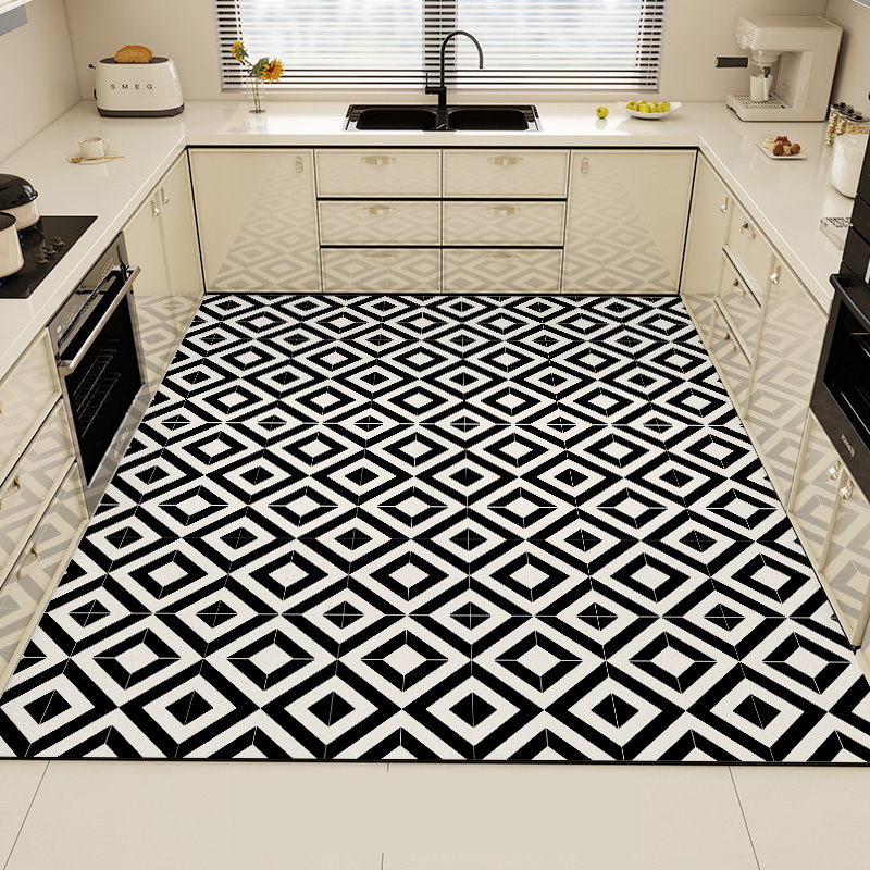 Schwarzer Küchenteppich, PVC,  – Commercial Kitchen Mats Anti Fatigue Bewertung und Preis