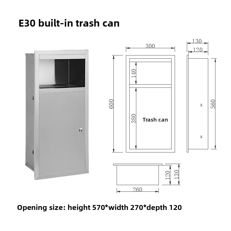 Seitlich offener Mülleimer aus – Commercial Kitchen Garbage Disposal Bewertung und Preis
