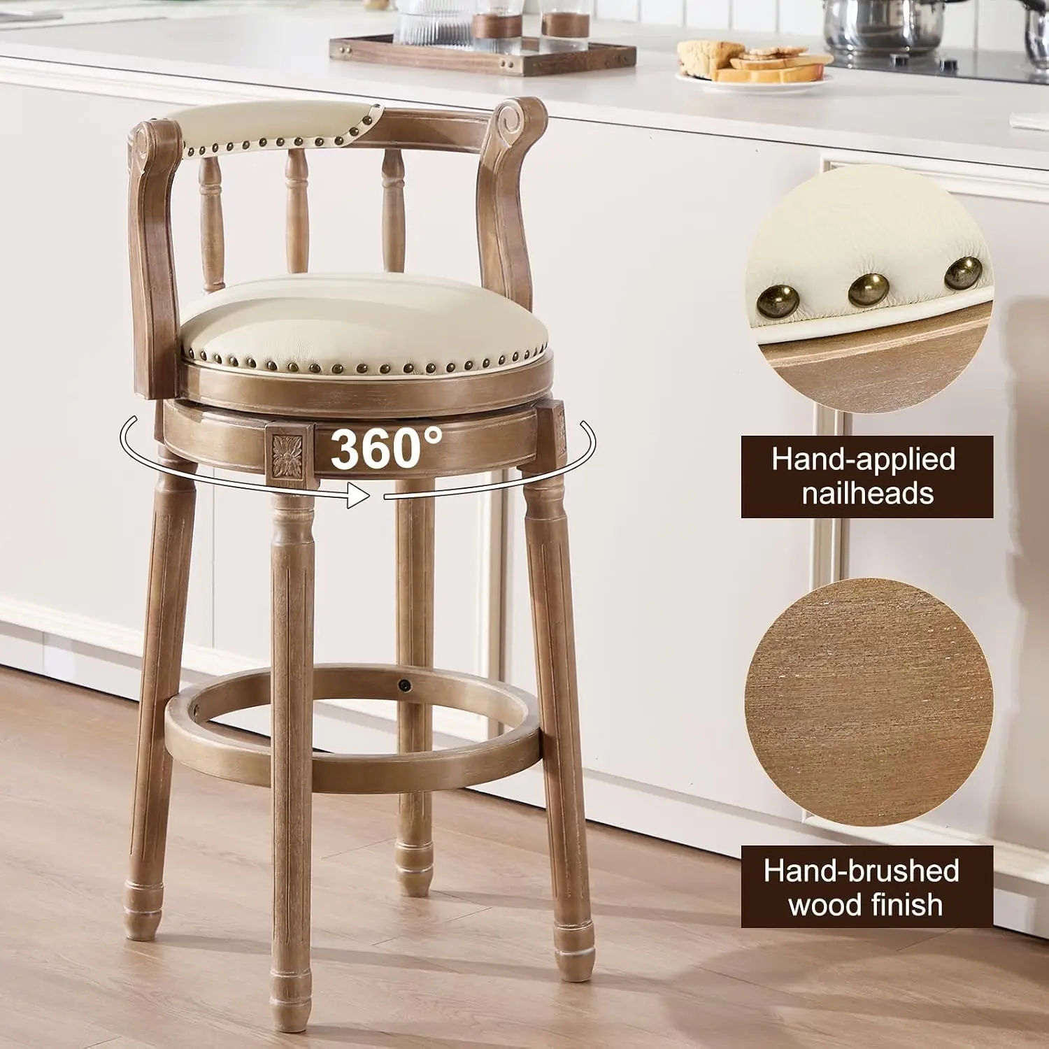 Barhocker Drehbar Echtes Beige – Commercial Kitchen Counter Bewertung und Preis
