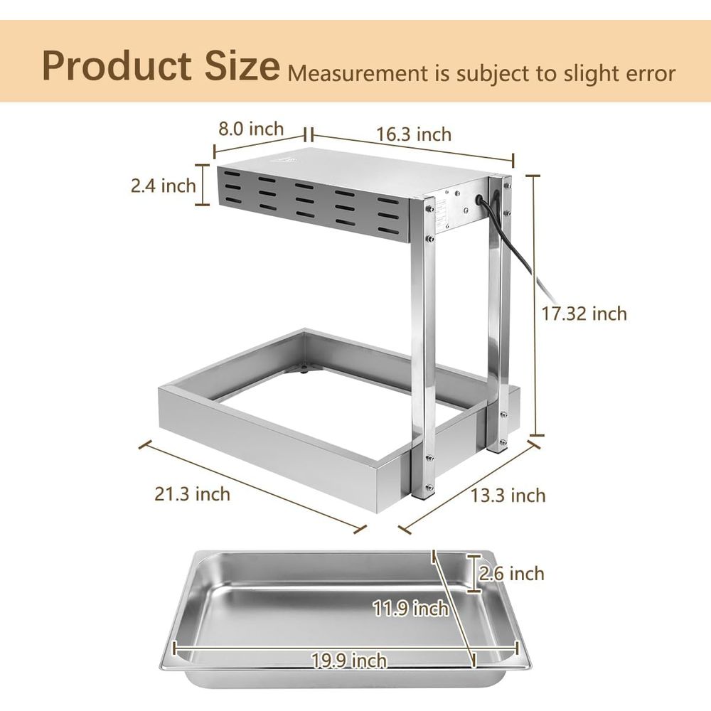 Pommes-Frites-Wärmer, kommerzi – Commercial Kitchen Warmer Bewertung und Preis