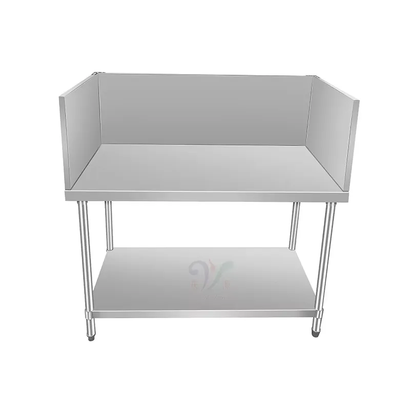 304 Edelstahl Metall-Arbeitsti – Commercial Kitchen Backsplash Bewertung und Preis