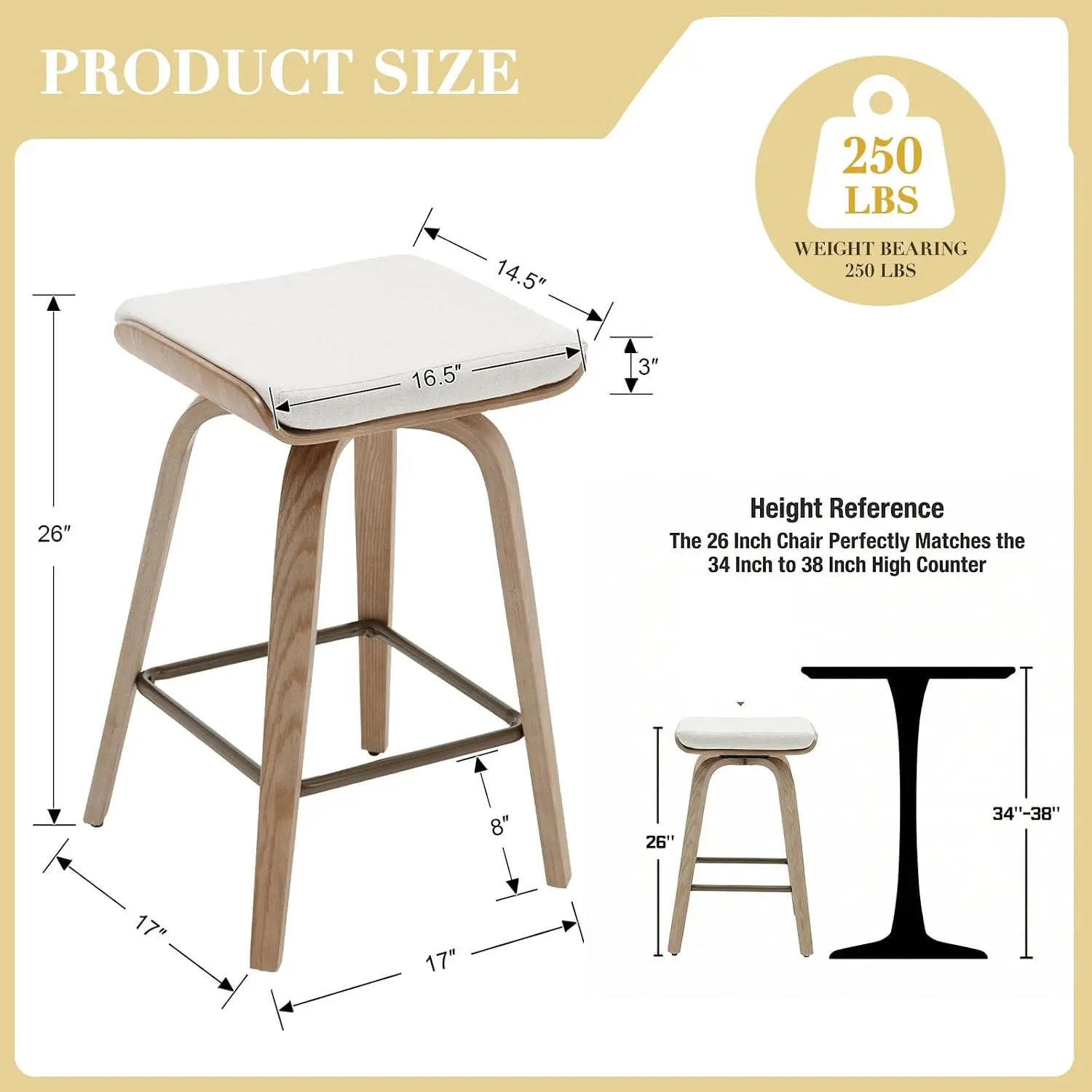 Bestseller Drehbare Barhocker  – Commercial Kitchen Counter Bewertung und Preis